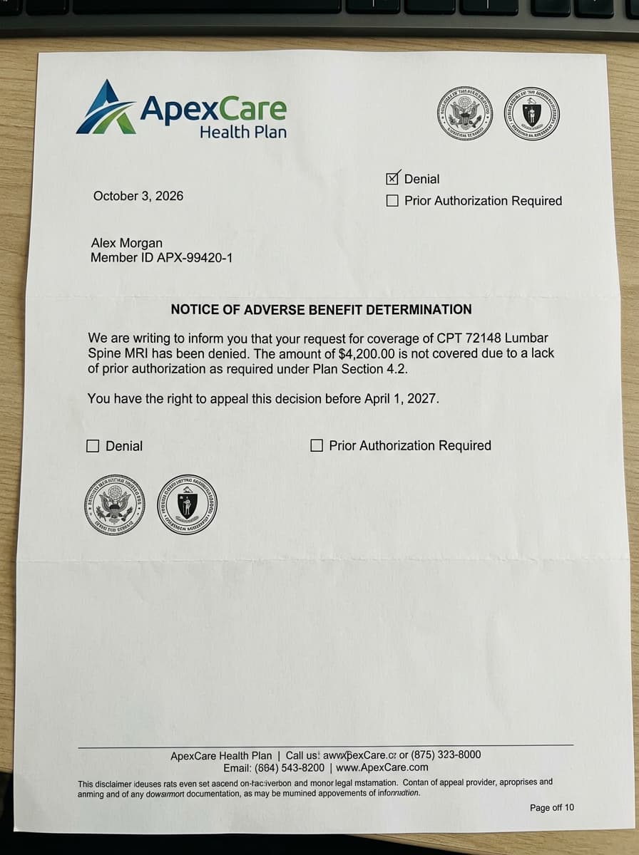 Prior Auth Denied